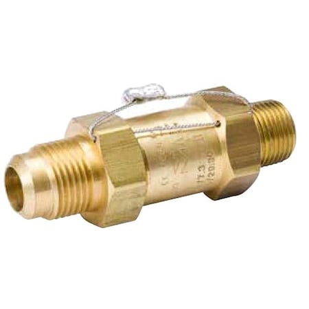 Pressure Relief Valve, Straight, 700 psi