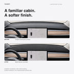 Dashboard Blackout Mat for Model 3/Y Anti-Glare Flannel Dash Cover