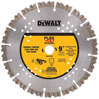 DEWALT DWAFV8900 9" FLEXVOLT Diamond Cutting Wheel