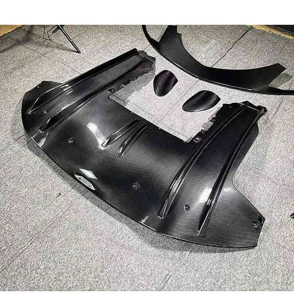 Aggressive Dry Carbon Fiber Rear Diffuser for McLaren GT