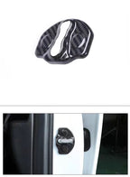 Real Dry Carbon Fiber Door Lock Cover for Tesla Model 3 & Model Y & Model YL