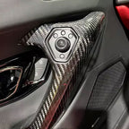 Carbon Fiber Interior Door Grab Handle Cover Trim for Lamborghini Huracan 14-21
