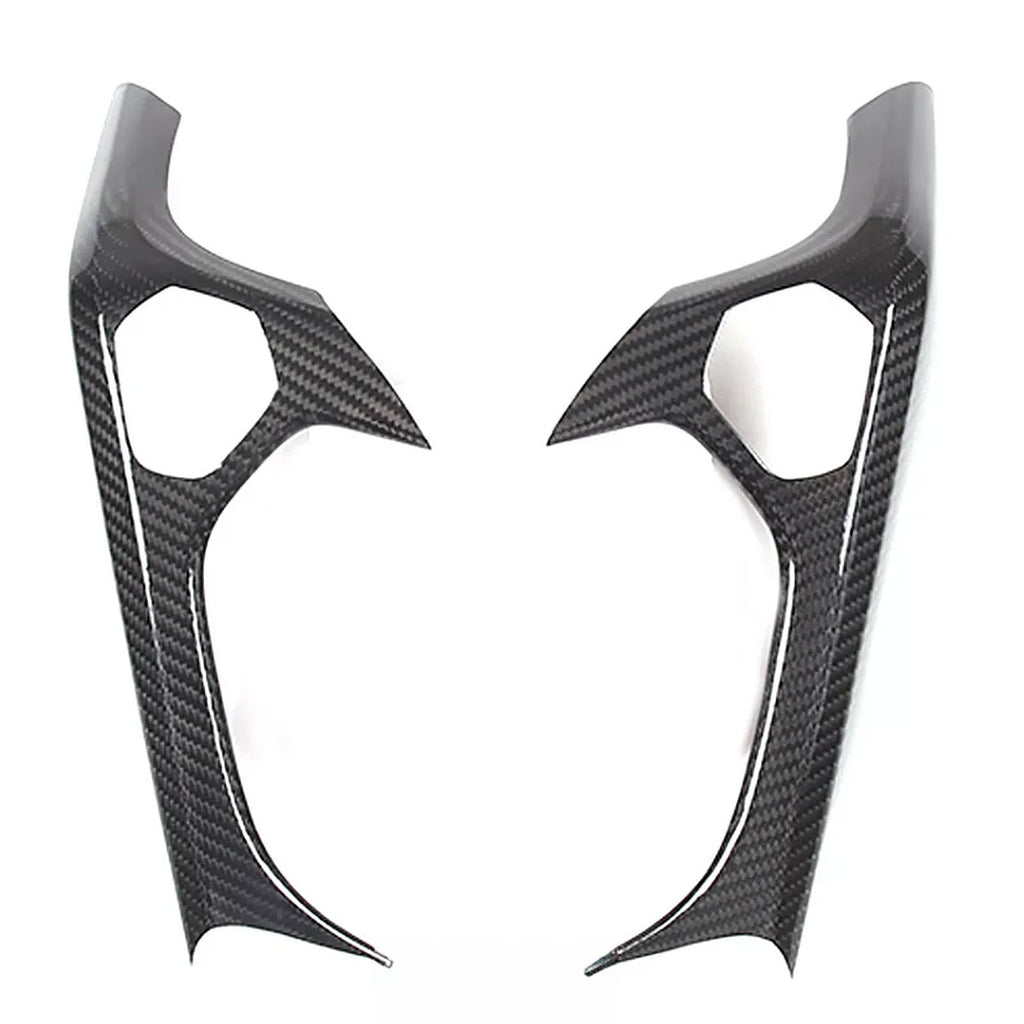 Carbon Fiber Interior Door Grab Handle Cover Trim for Lamborghini Huracan 14-21