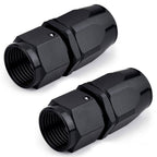 10AN/8AN/6AN Fitting Stainless Steel Braided Oil Fuel Hose Line Kit 5Feet Black