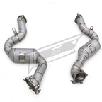 Catted High Flow 304 Stainless Exhaust Downpipe for Audi RS6 C7 4.0TT