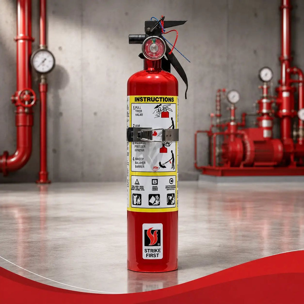 2.75 lb 10BC Fire Extinguisher With Vehicle Bracket