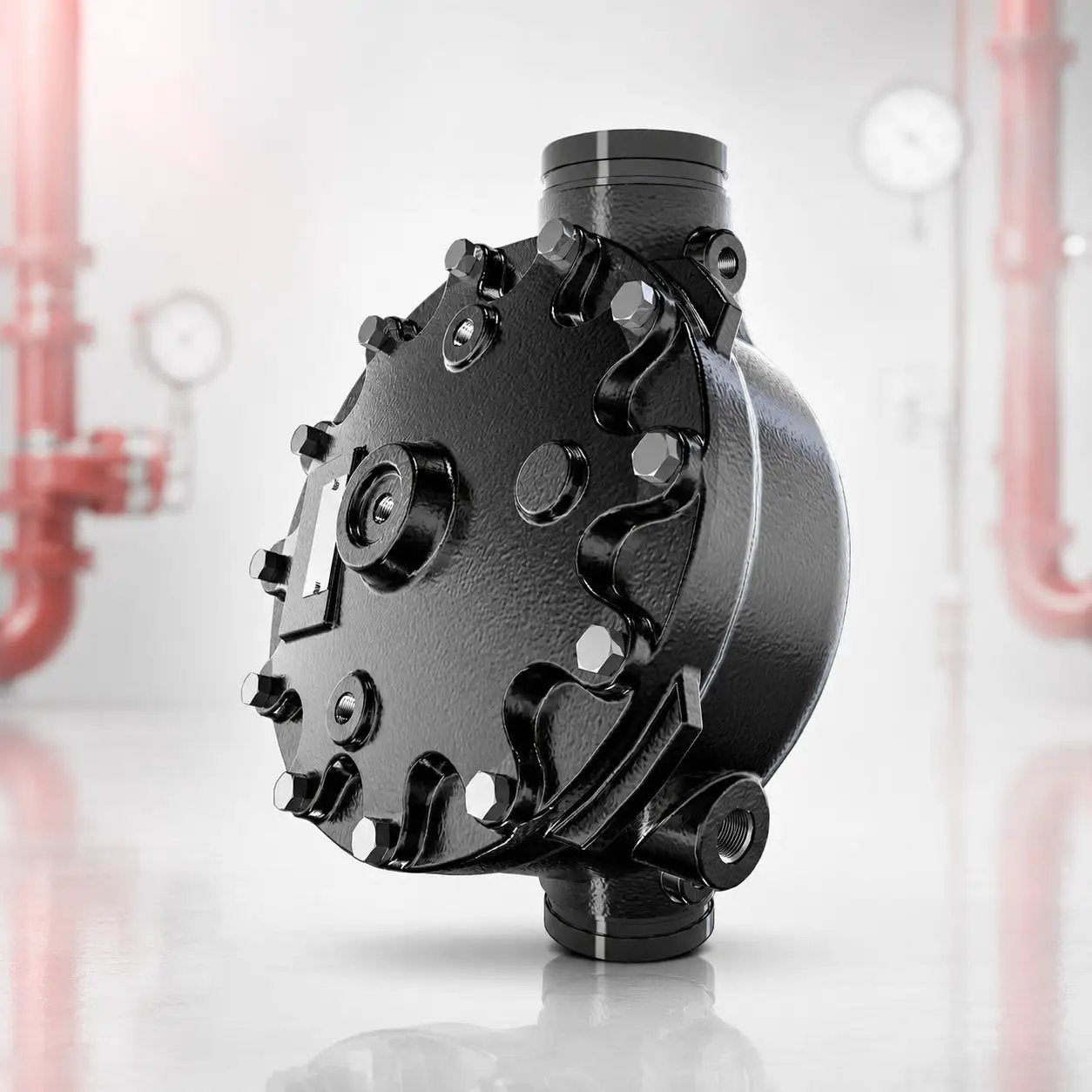 Viking J-2 Halar Coated Flow Control Valve for Fire Systems.