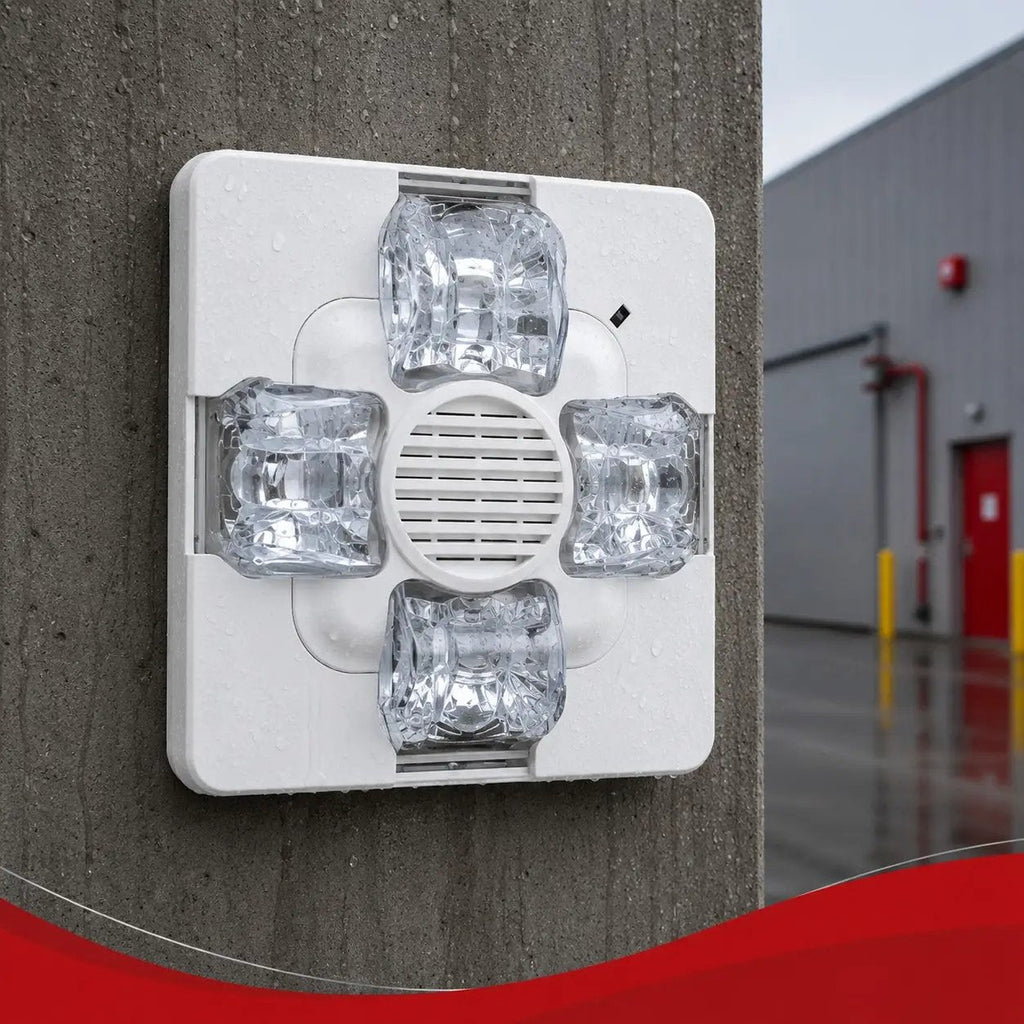 Kidde Outdoor Horn Strobe 15-30 Cd White Fire Safety Alert