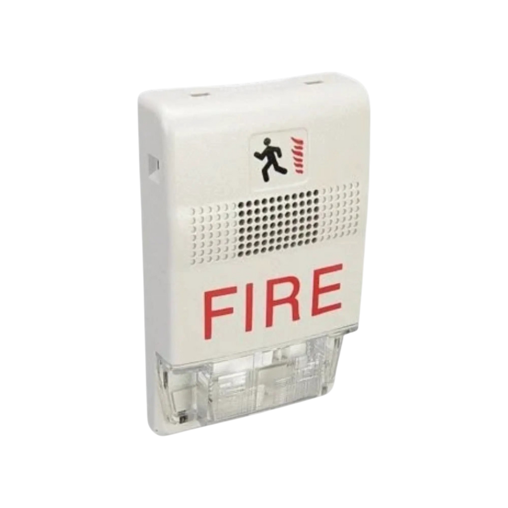 Kidde Fire Alarm Chime Strobe 24VDC Wall Mount UL/FM Approved Safety System for Commercial Use