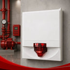 Kidde White Strobe with Red Lens UL/FM Approved Fire Alert