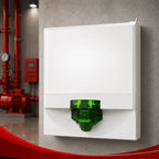 Kidde Strobe White Green Lens Fire Signal for Enhanced Safety