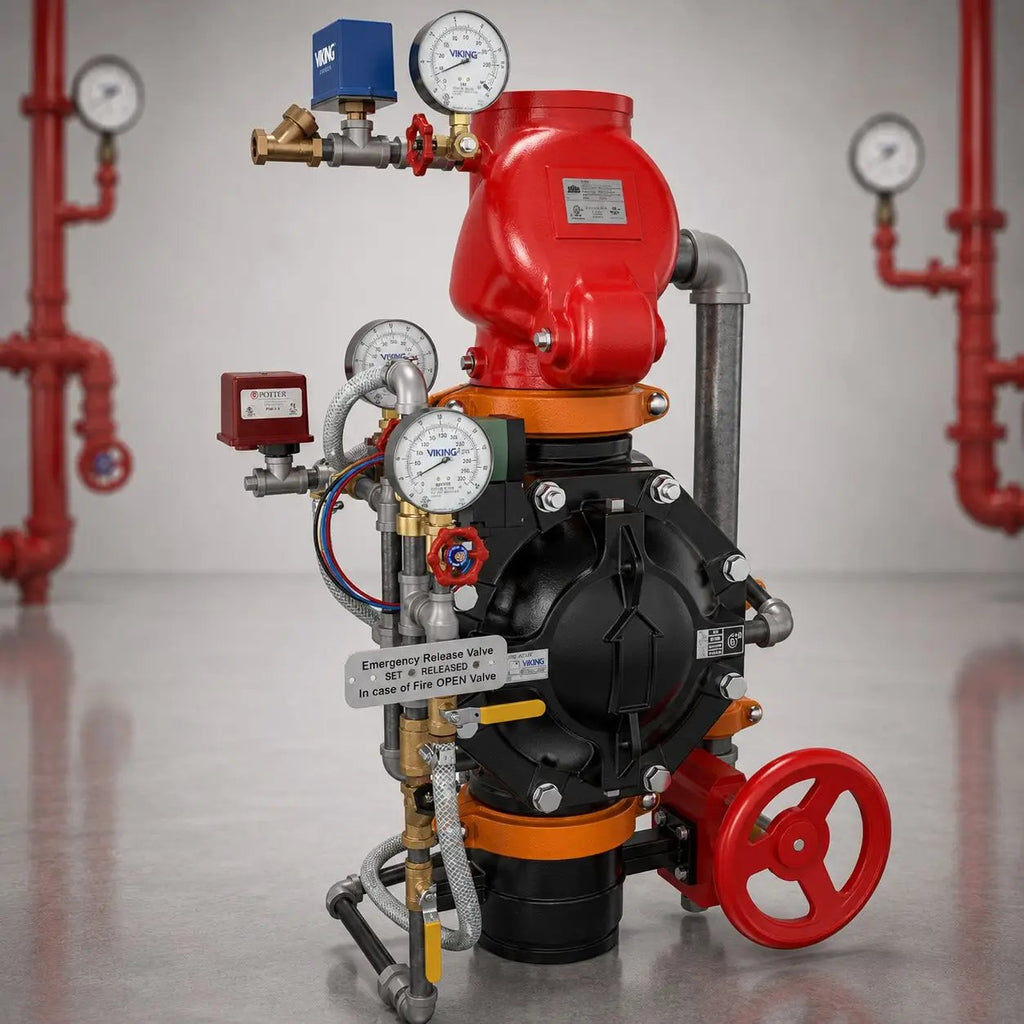 Viking Preaction Fire System: Double Interlock, Galvanized VXD PTR