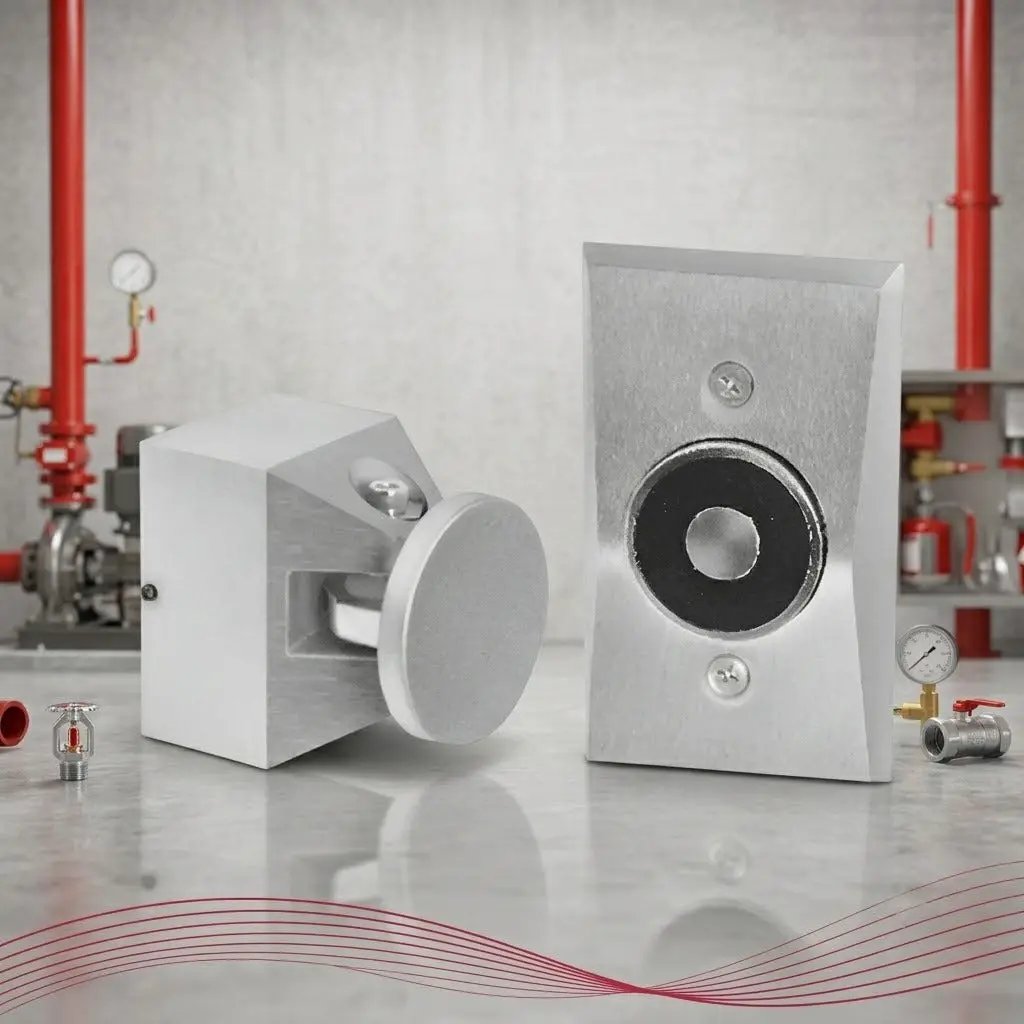 Kidde Semi-Flush Door Holder 24-120V for Fire Safety Compliance