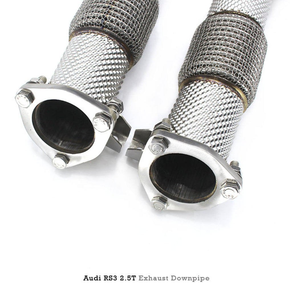 Racing High Flow Stainless Straight Downpipe for Audi RS3 TTRS 2.5T