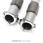 Racing High Flow Stainless Straight Downpipe for Audi RS3 TTRS 2.5T