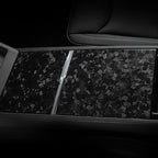 Dry Carbon Fiber Panel Console Wrap For Model Y Juniper / Model 3 Highland / Model YL