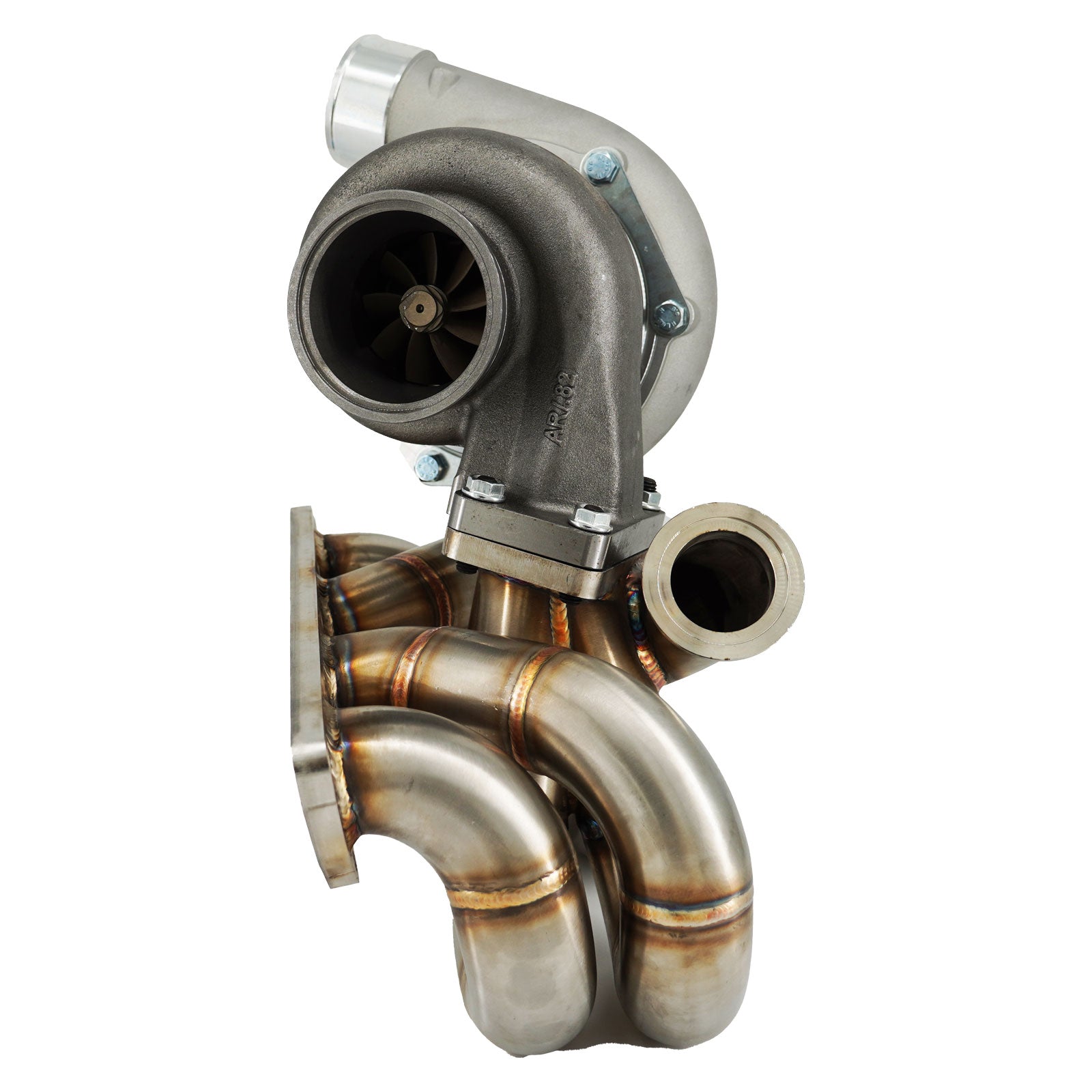 D Series AC PS Compatible T3 .63 Turbo Manifold Kits GSR D15 D16 For Honda Civic EG EK DC2 44mm