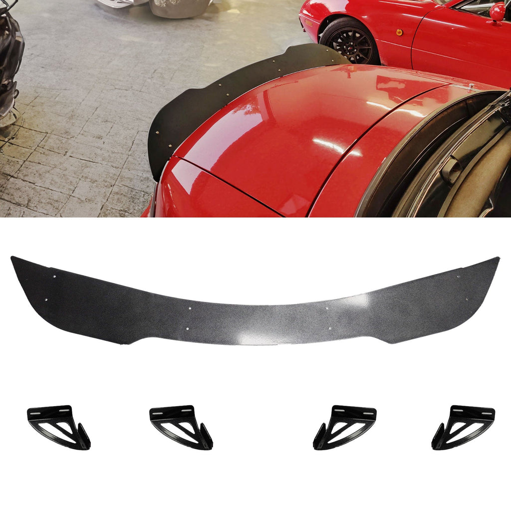 Miata MX-5 NA Aggressive Ducktail Spoiler Duckbill Trunk Wing MK1 Aluminum