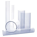Pipe,Transparent,3/8in Unthreaded,10ft L