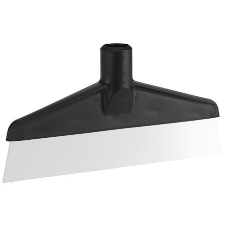 Table and Floor Scraper,Black,SS,Solid