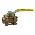 Manual 2-Way Ball Valve,NPT,Bronze
