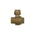 Manual 2-Way Ball Valve,NPT,Brass