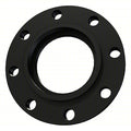 Socket Weld Flange, Carbon Steel, 4 in x 9 in, 150 lb, Flat Face, 8 Bolt Holes