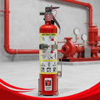 2.75 lb 10BC Fire Extinguisher With Vehicle Bracket