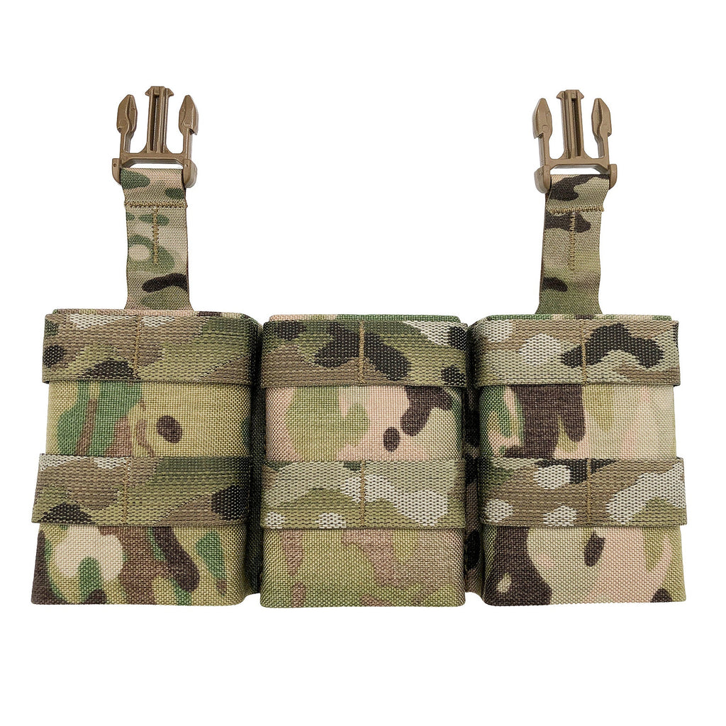 Esstac 7.62 Triple Midlength Daeodon Front Panel - with Front Webbing