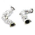 Free Flow 304 Stainless Exhaust Downpipe for Audi S4 S5 B8