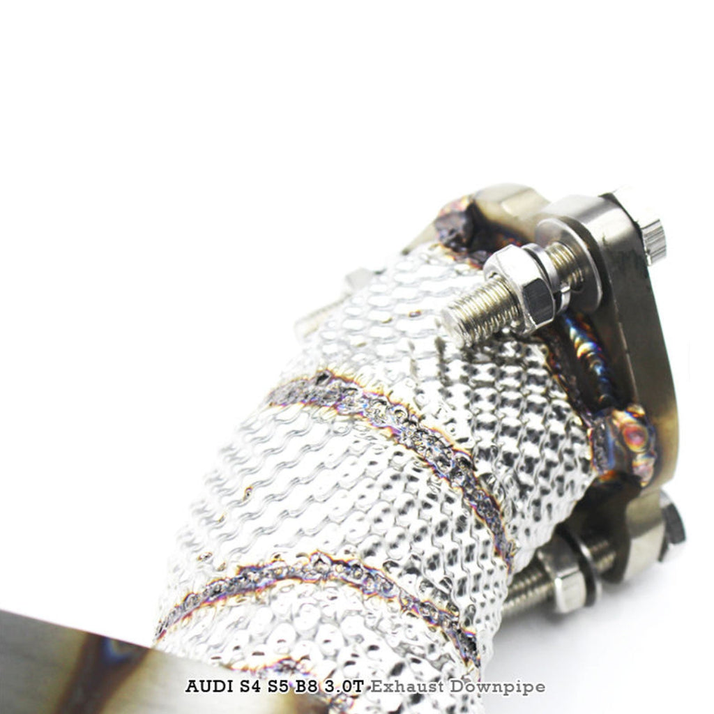 Free Flow 304 Stainless Exhaust Downpipe for Audi S4 S5 B8