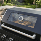 65" 4-Burner 72,000 BTU Black Outdoor Kitchen Island Grill +Side Burner + Marble Countertops