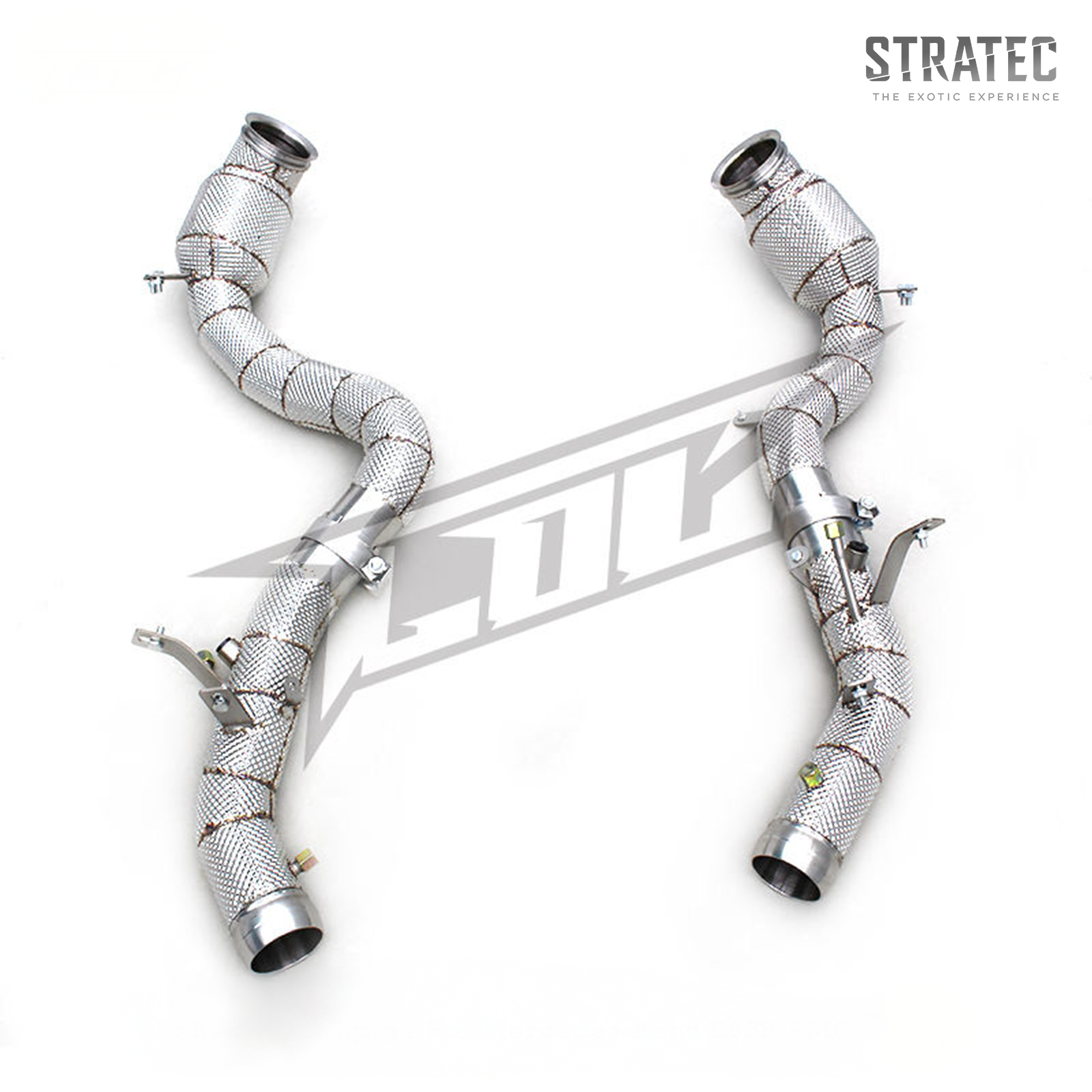 High‑Flow Downpipe with Heat Shield for Mercedes‑Benz E63 / E63S AMG W213 4.0TT