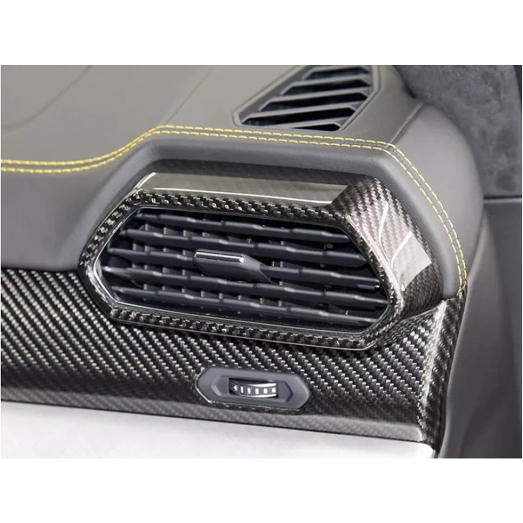 Dry Carbon Fiber AC Air Outlet Vent Cover for Lamborghini Urus