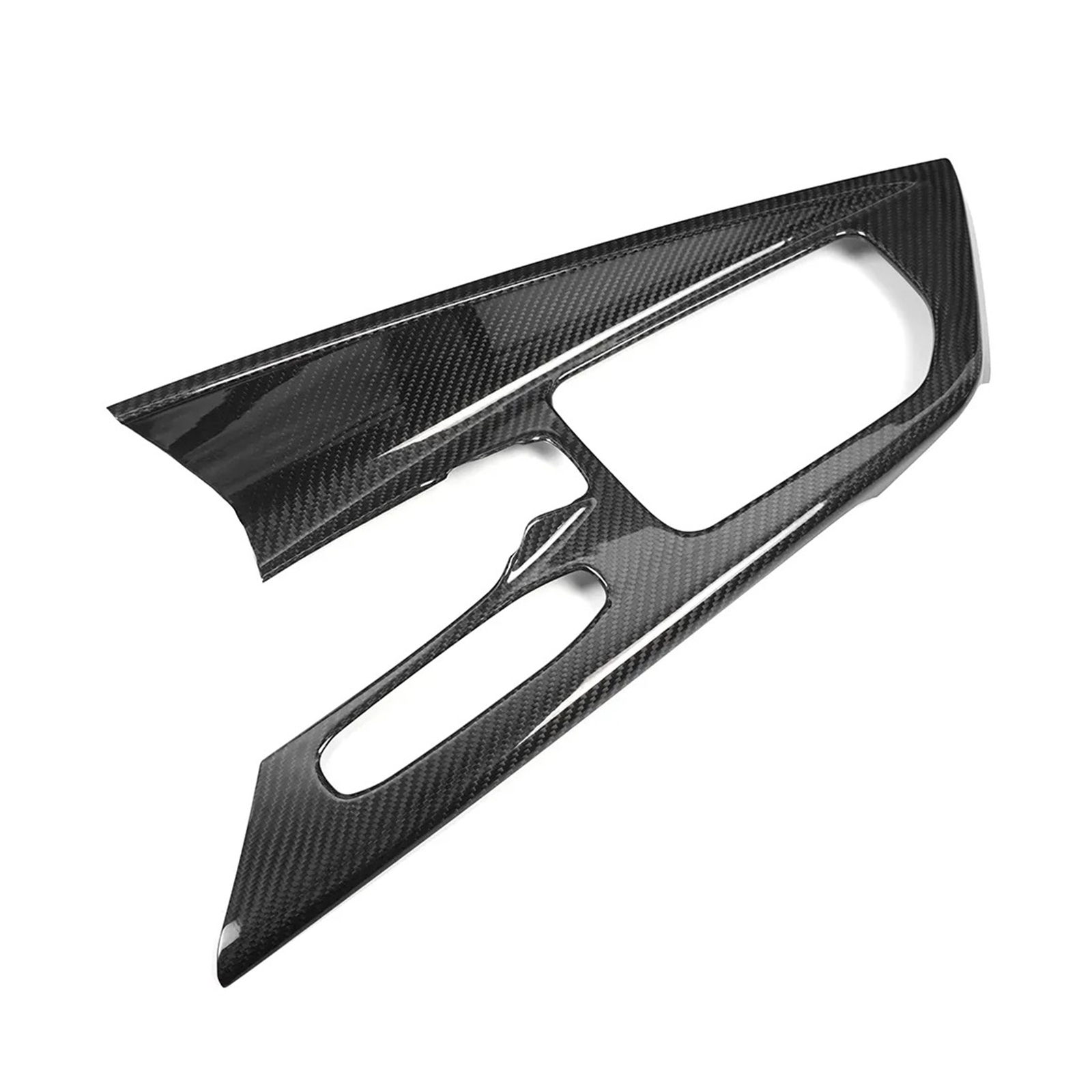 Dry Carbon Fiber Center Console Panel Interior Trim for Chevrolet Corvette C8