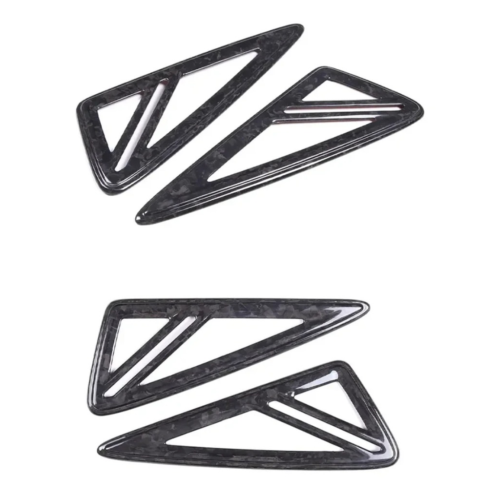Dry Carbon Fiber Side Fender Vent Frame Cover Trim for Lamborghini Urus