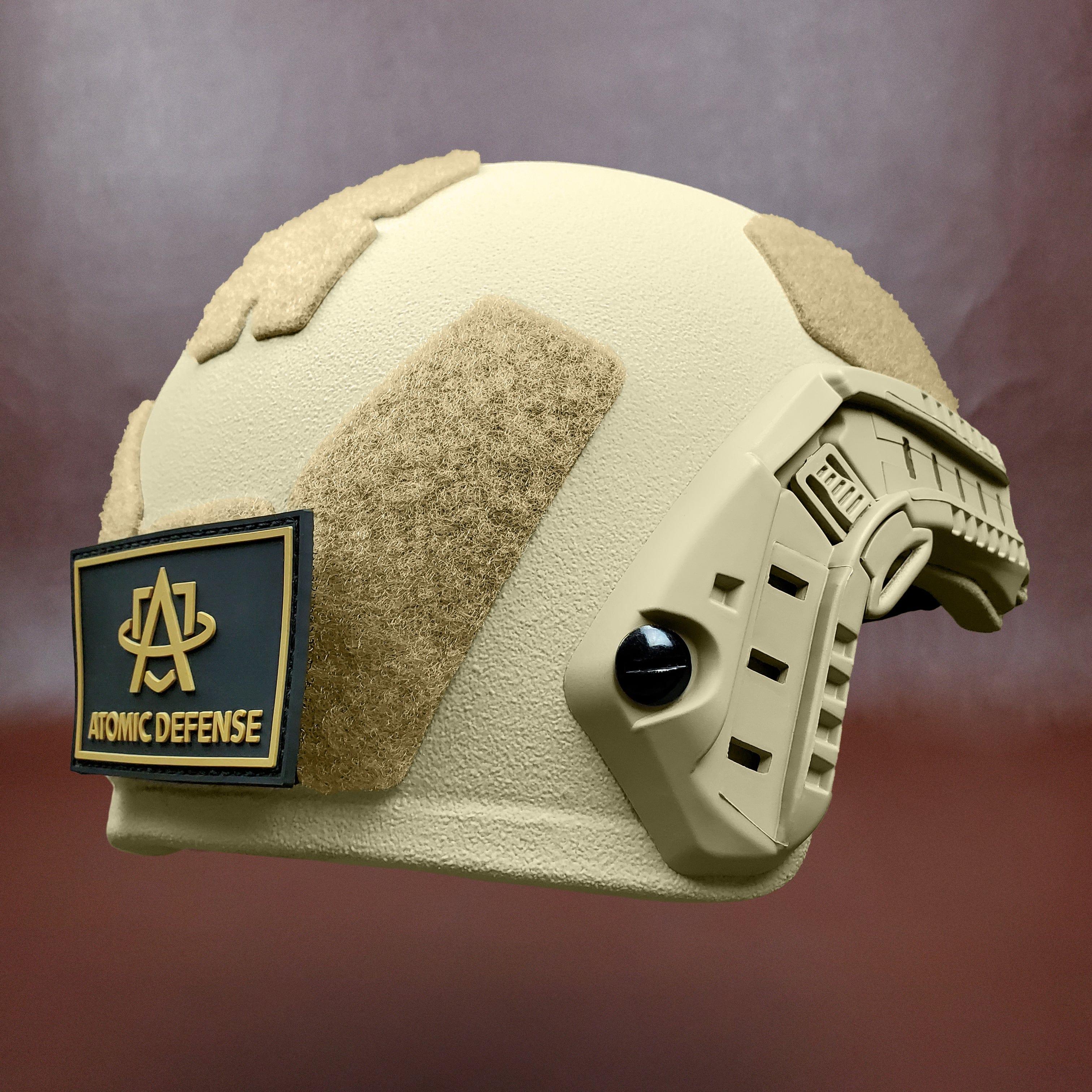FAST High-Cut Ballistic Helmet - NIJ Level IIIA+ - Tan, Black, Green
