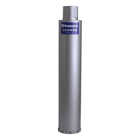 Core Bit, 4" Core Dia, 14" L, Wet