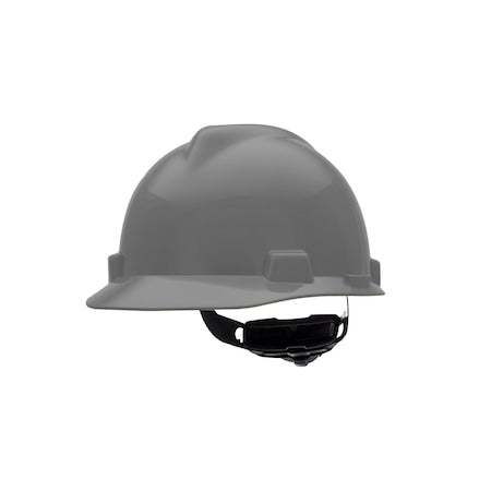 V-Gard Slotted Cap, HDPE, Fas-Trac III Suspension, Type I, Class E, Navy Gray (standard size)