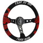 Track Ready Suede Steering Wheel For 01-06 BMW 320 325 328 330 M3 Z4 E90 Mini Cooper