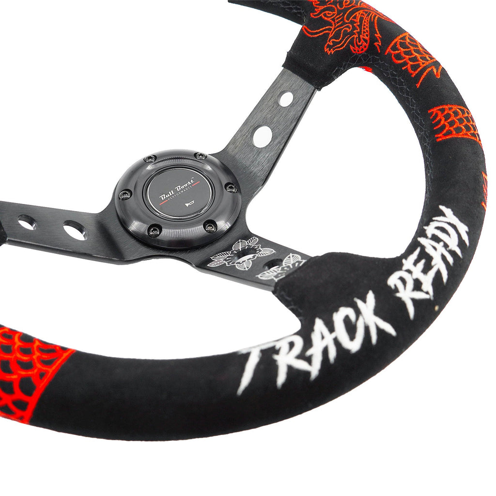 Track Ready 350MM Steering Wheel + Hub Adapter Kit For Subaru Impreza WRX