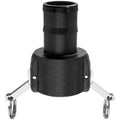 CamGrooveFttng,Hose Shank,PP,Nitrile