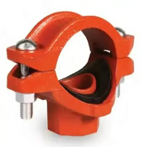 VGS Fire Protection Threaded Mechanical Tee VG122 Painted