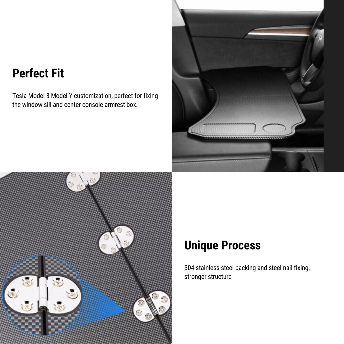 Foldable Laptop Working Desk for Model 3 / Model Y | TESERY