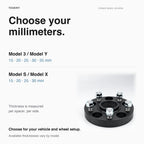Forged Wheel Spacer for Tesla Model 3/Y/X/S (a set 4pcs)