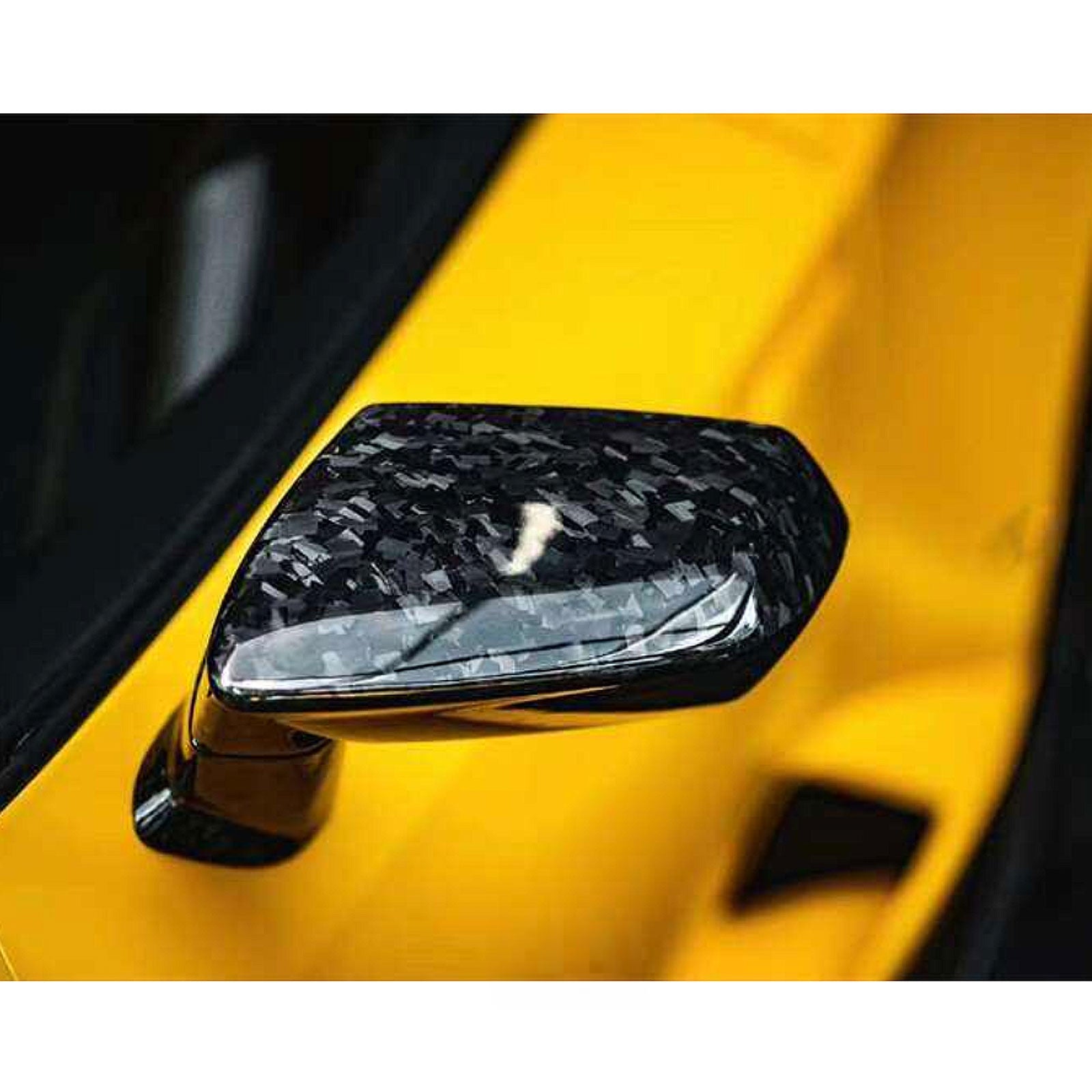 Forged Carbon Fiber Mirrors Cap Cover for Lamborghini Huracan Tecnica LP580 LP610 LP640