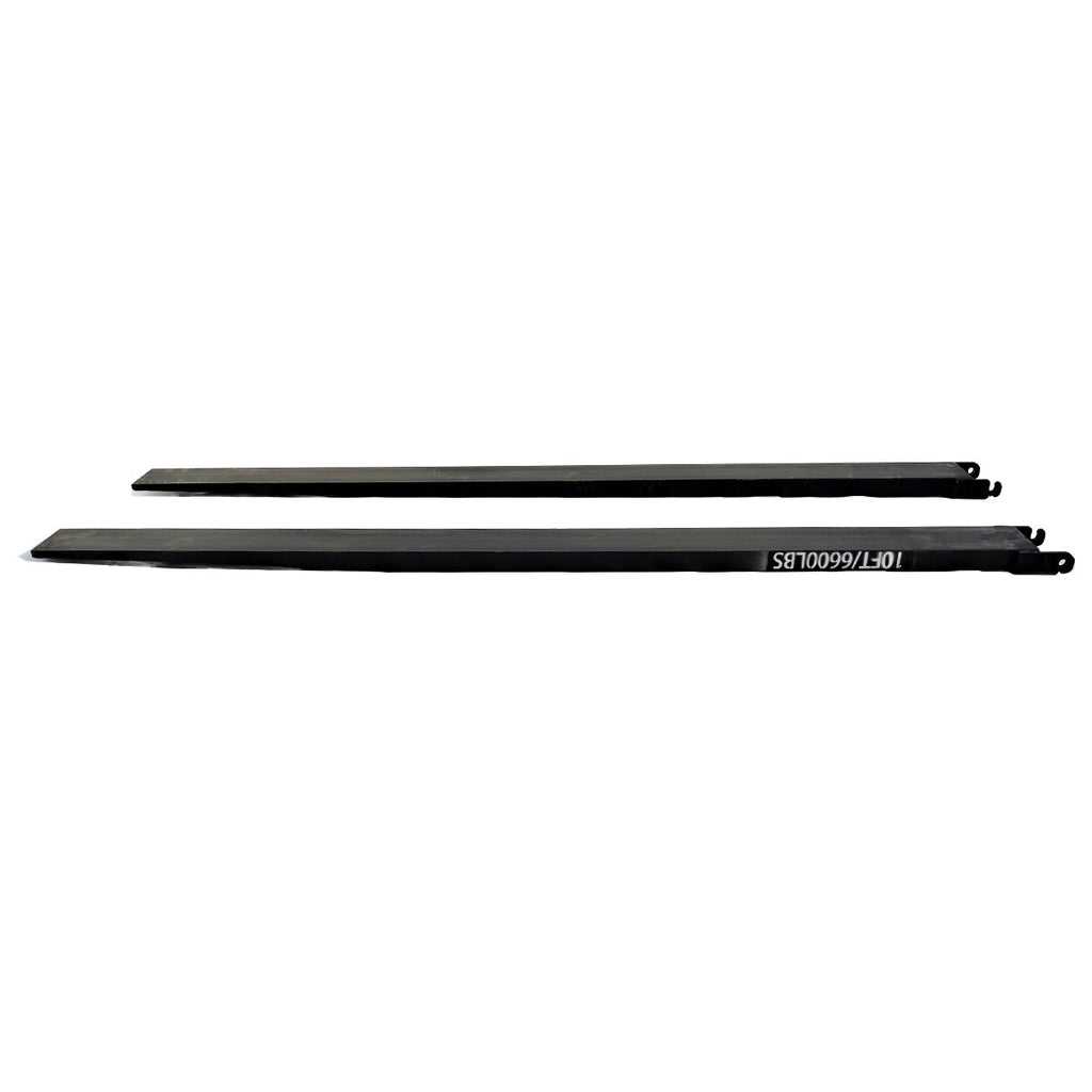 Greatbear 10ft Forklift Extensions 6” Wide Forks, 6600lbs Capacity (Pair)