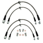 Front & Rear Brake Line Replacement Kit For 96-00 Honda Civic w/rear disc