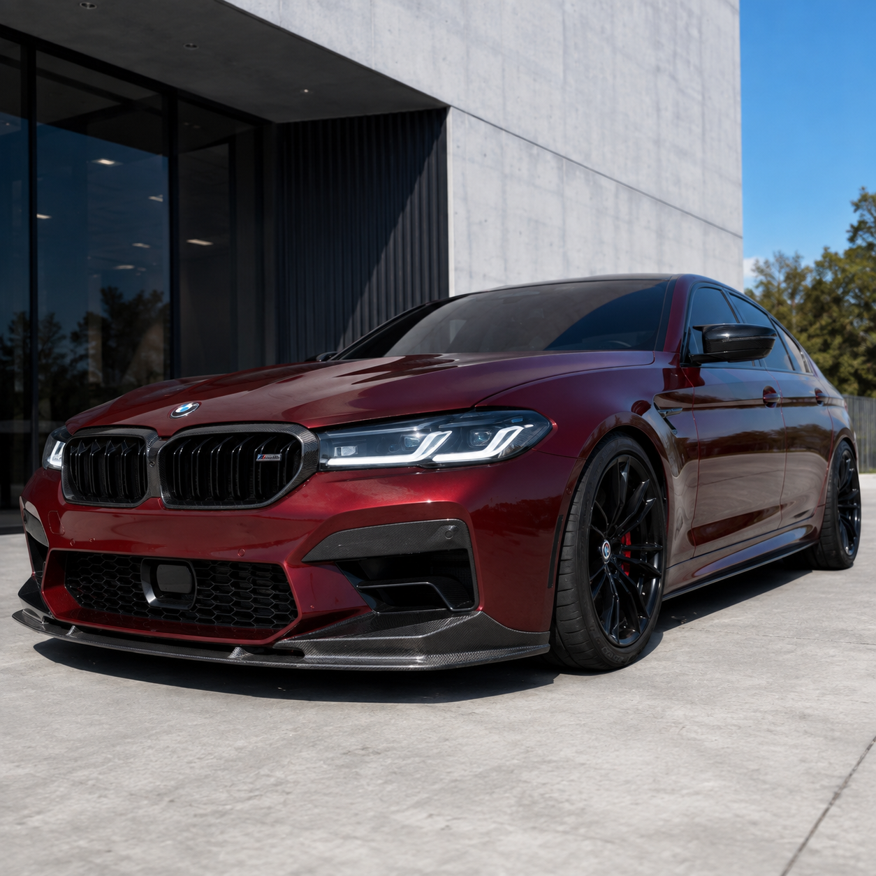 Carbon Fiber M Style Front Splitter Lip for BMW G90 G99 M5