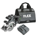 FLEX FX2131A-1C 6-1/2" In-Line Circular Saw Kit